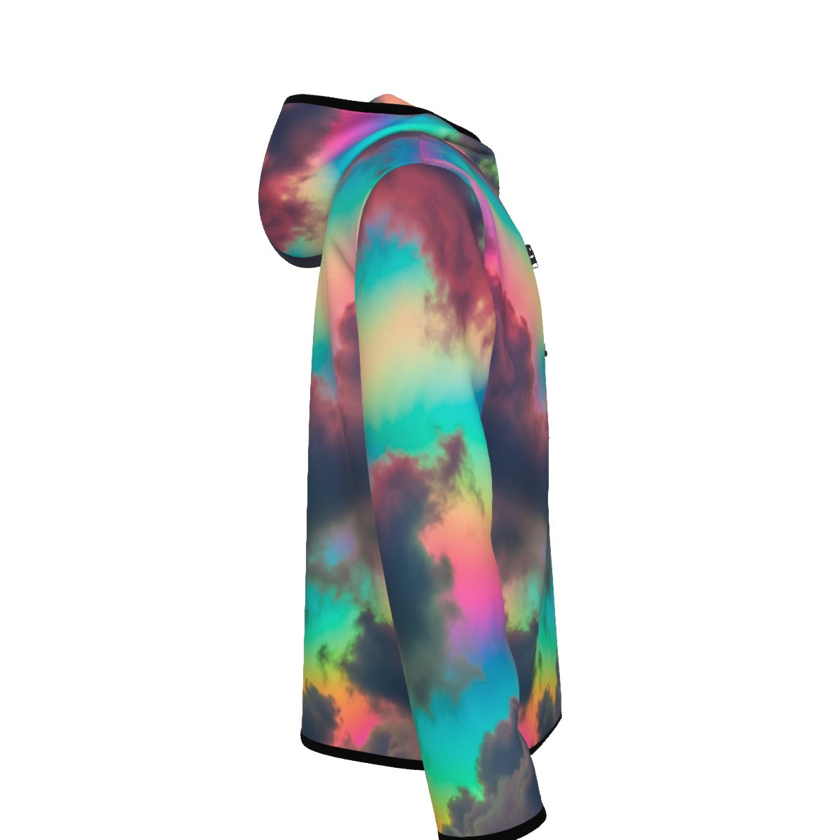 Men's Stylish Hoodie with Thumb Hole Design - view 3