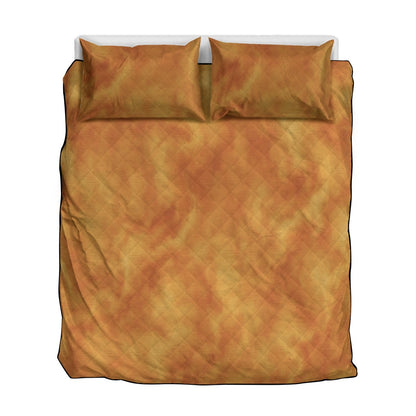 Unisex Quilt & Pillow Cases With Edge-wrapping Strips