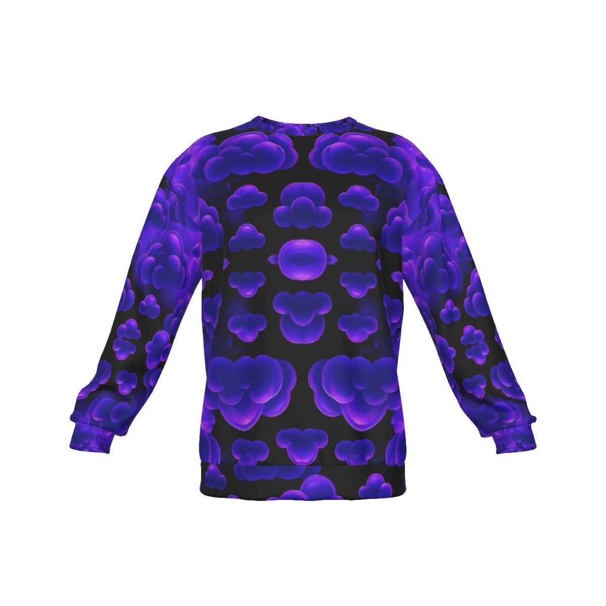 Men's Drop Shoulder Round Neck Long-Sleeved Sweatshirt