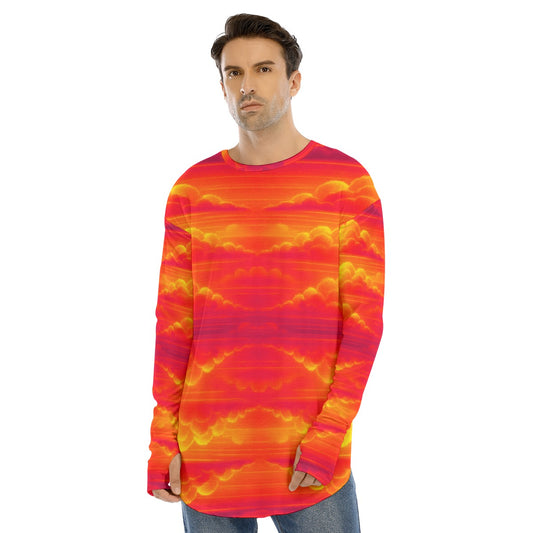 Men's Fingerless Long Sleeve T-shirt