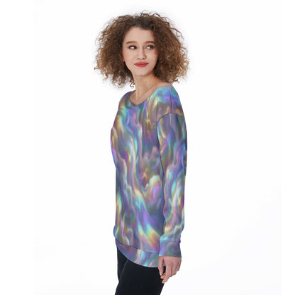 Women's Off-Shoulder Sweatshirt