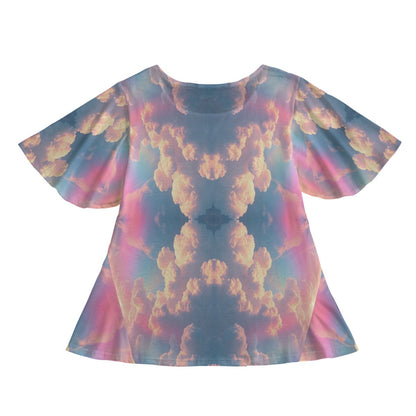 Women's Round Neck T-shirt With Short Sleeve