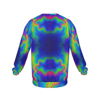 Men's Drop Shoulder Round Neck Long-Sleeved Sweatshirt