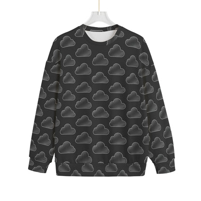 Unisex Drop-shoulder Knitted Fleece Sweater - view 1