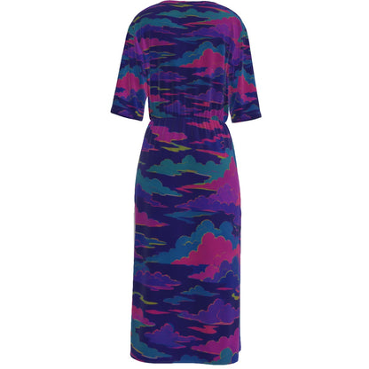 Women's Short Sleeve V-neck Dress by O’Nimbus – view 2