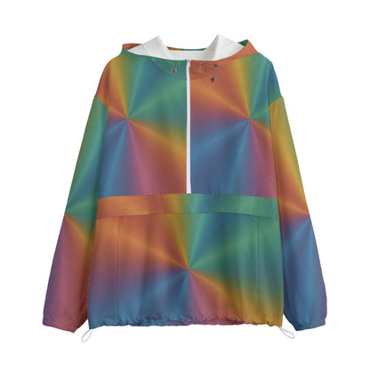 Unisex Pullover Jacket With Zipper Closure