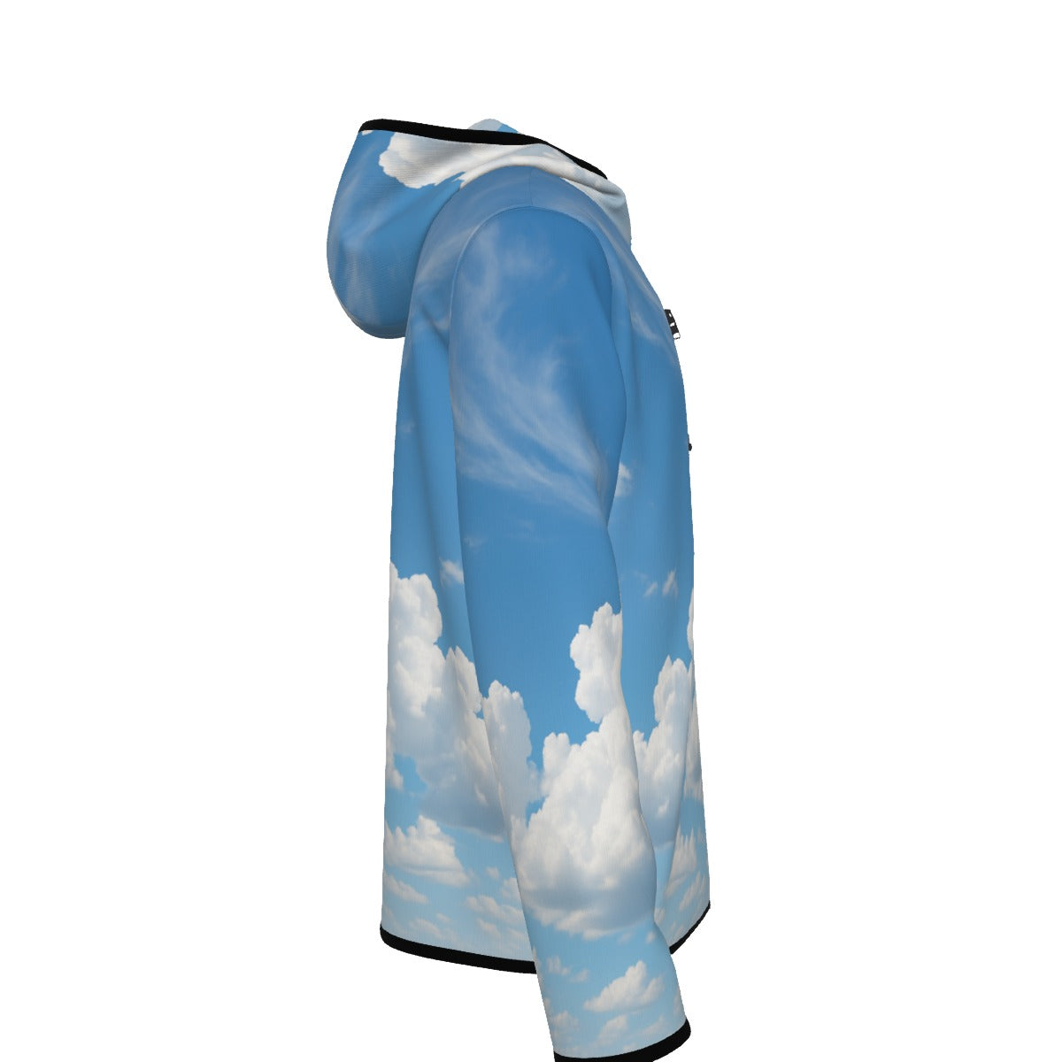 Men's Stylish Hoodie with Thumb Hole Design - view 3