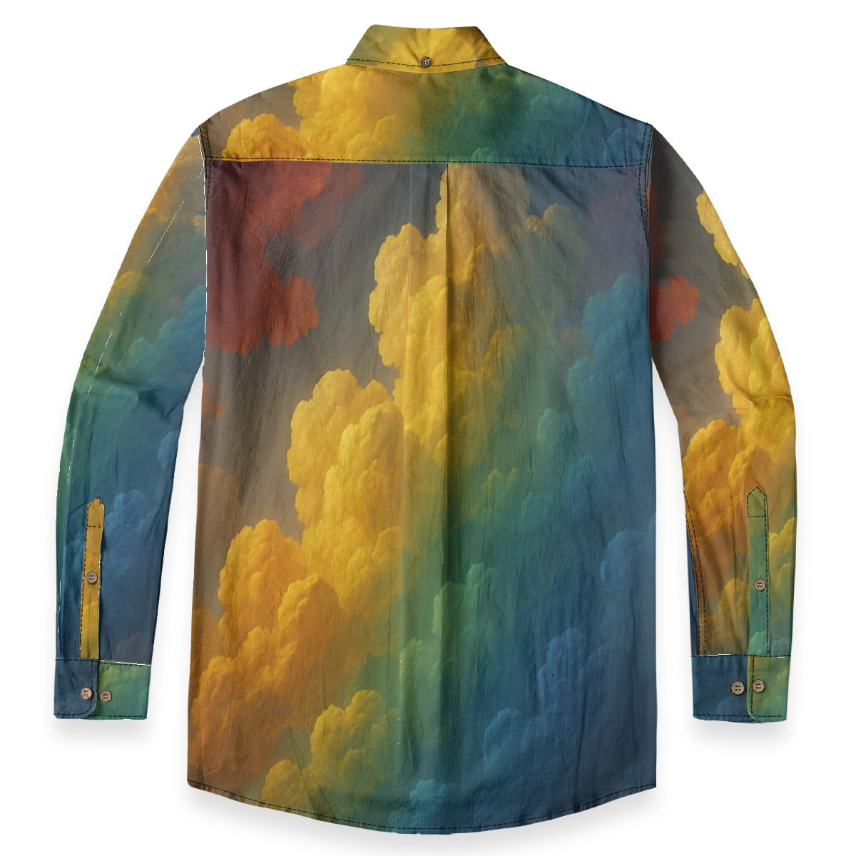 Men's Casual Lapel Long Sleeve Shirt|125GSM Cotton