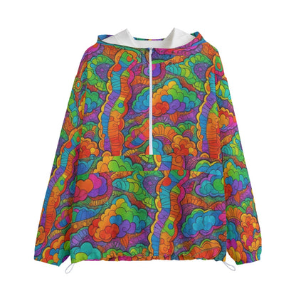 Unisex Pullover Jacket With Zipper Closure