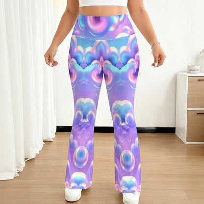 All-over print Women's Flare Yoga Pants
