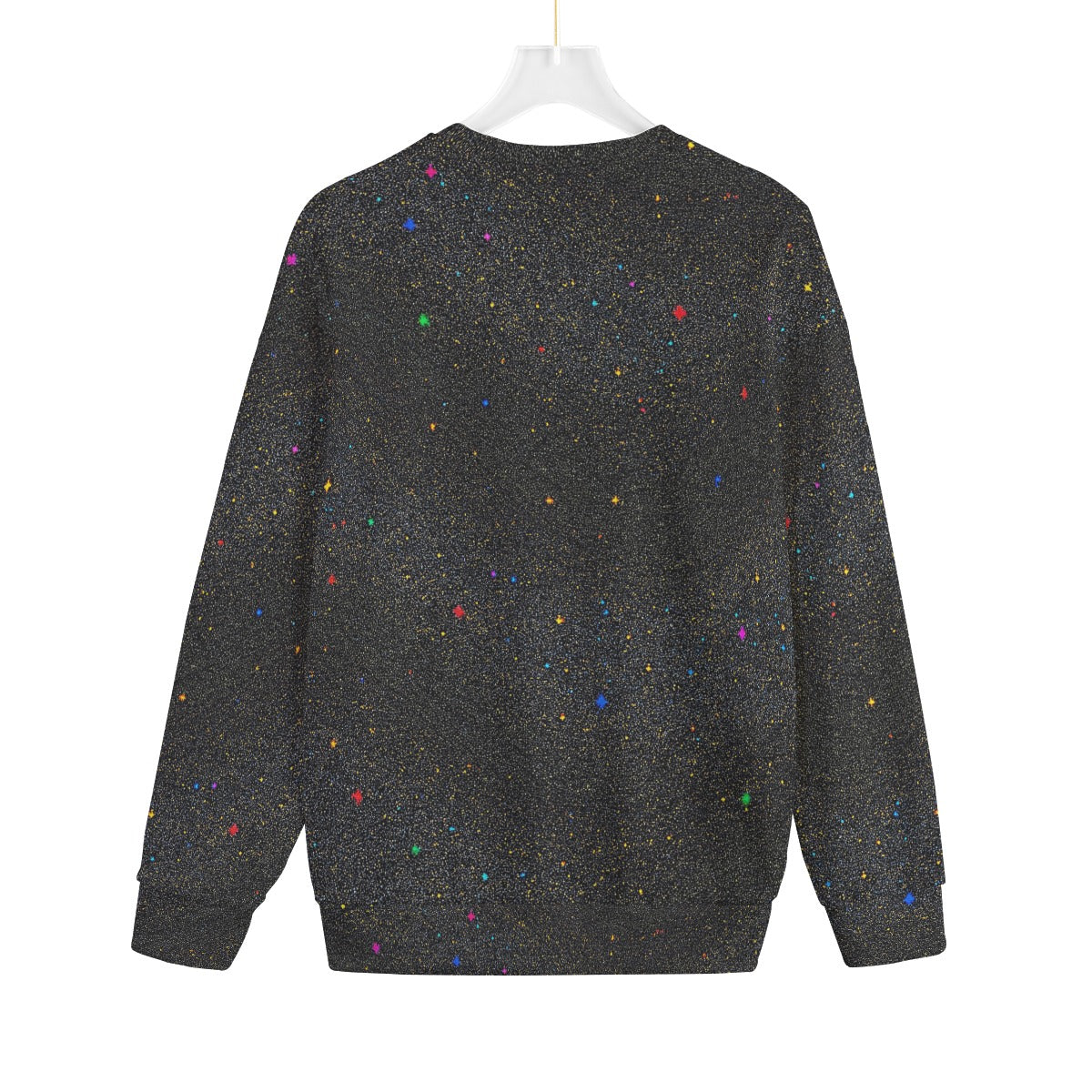 Unisex Drop-shoulder Knitted Fleece Sweater - view 2