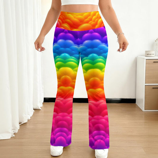 All-over print Women's Flare Yoga Pants