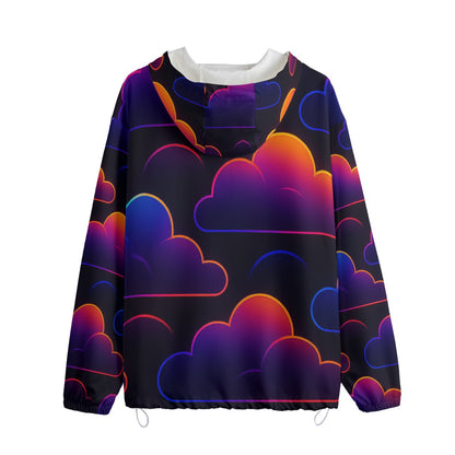 Unisex Pullover Jacket With Zipper Closure