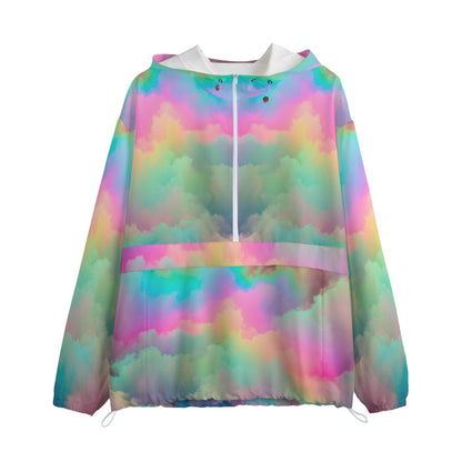 Unisex Pullover Jacket With Zipper Closure