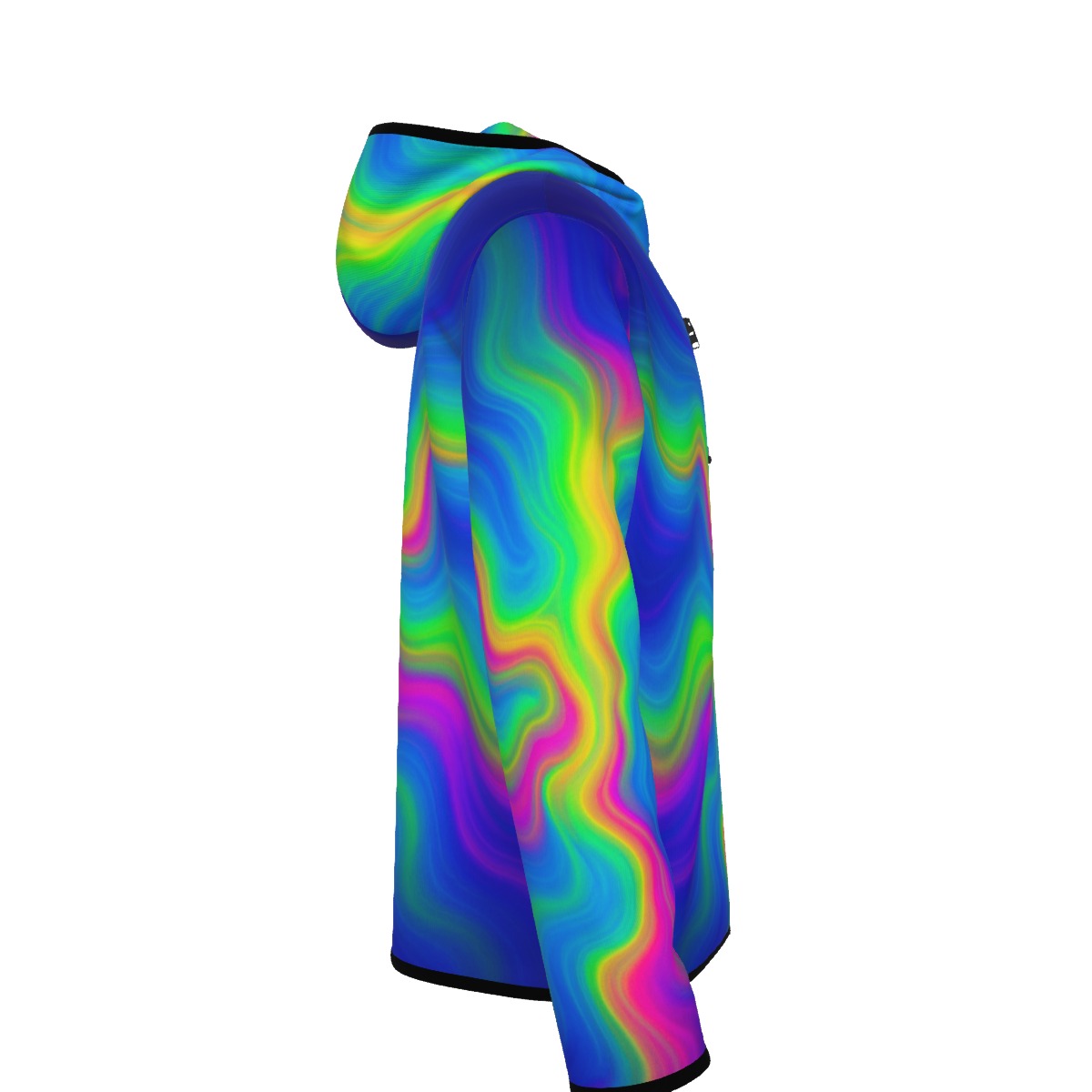 Men's Stylish Hoodie with Thumb Hole Design - view 3