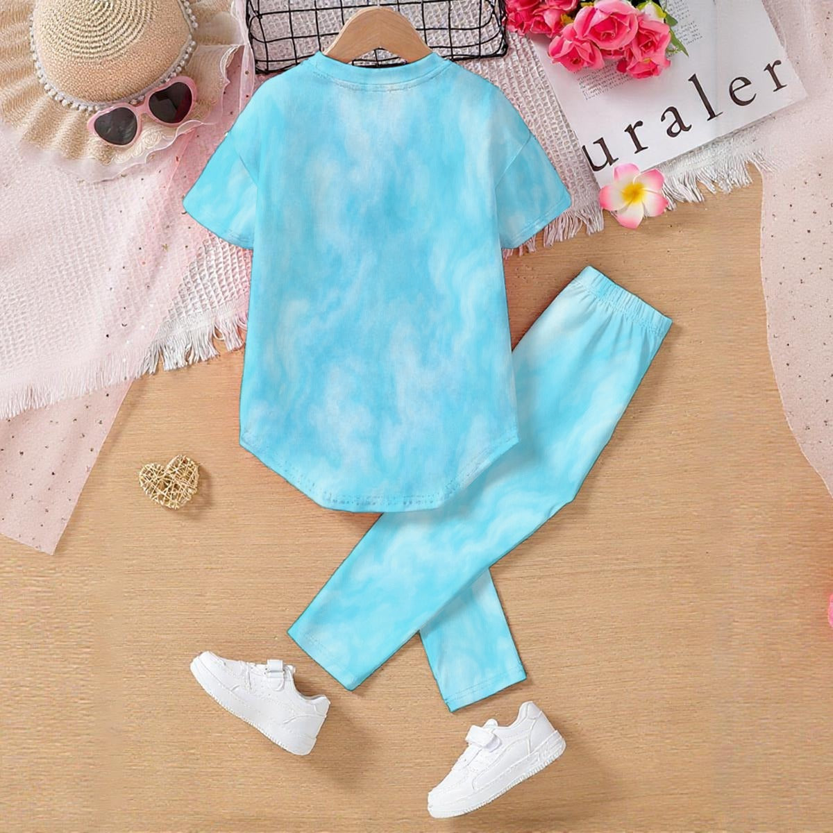 Unisex Kids' Casual Top and Pants Set