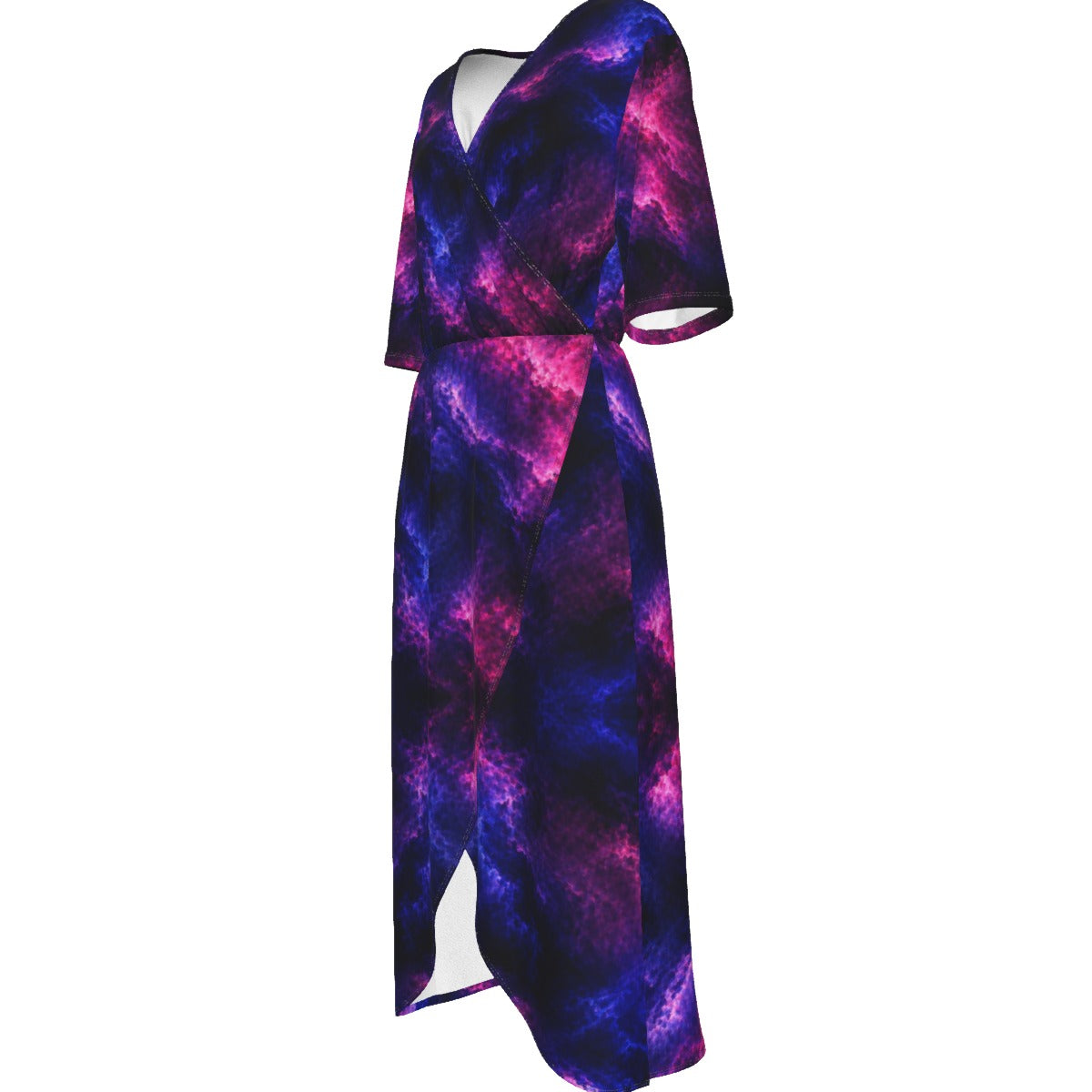 Women's Short Sleeve V-neck Dress