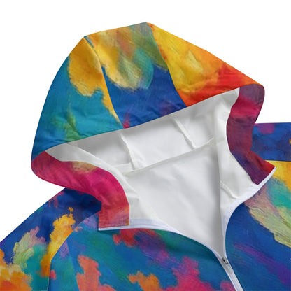 Unisex Windbreaker Long Jacket