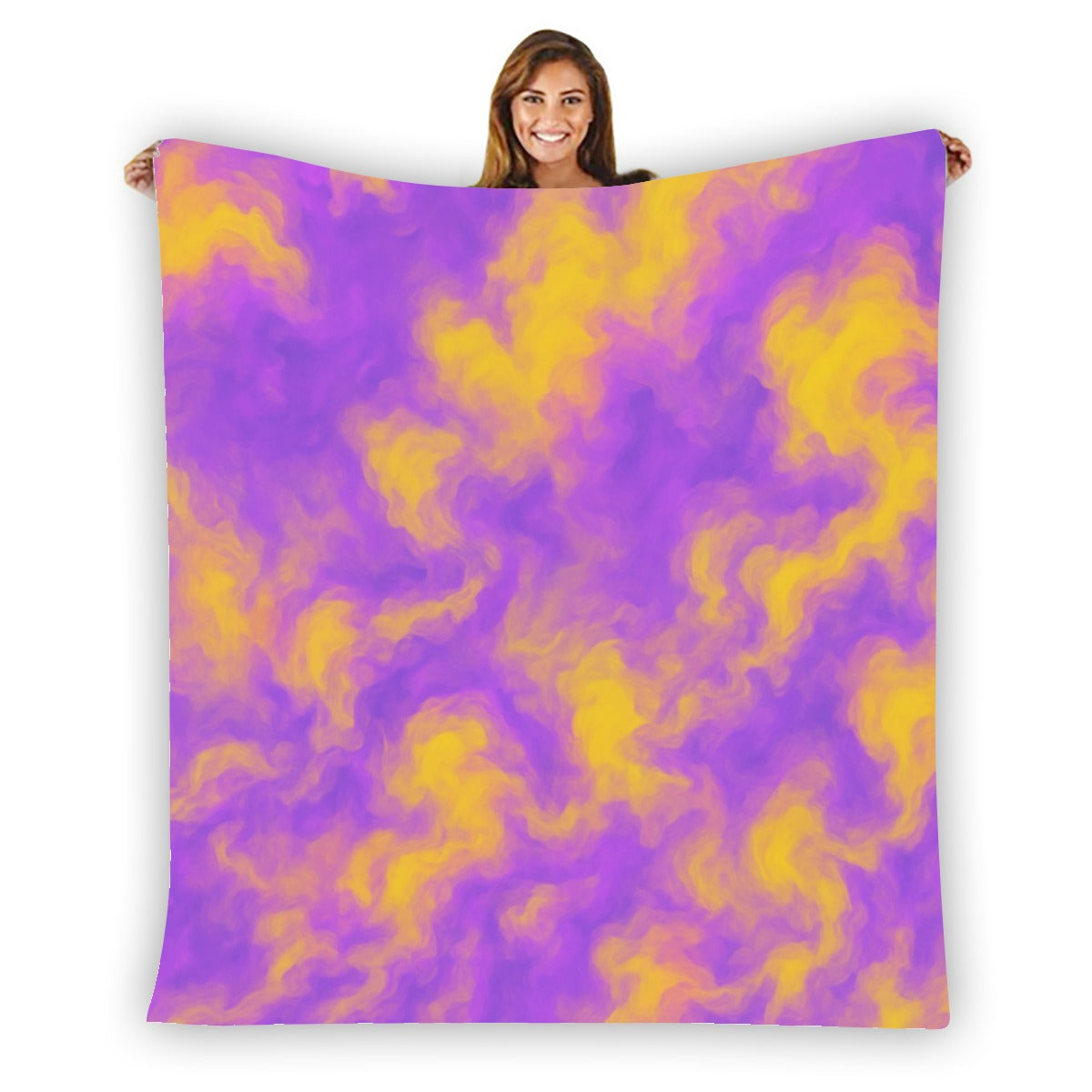 Unisex Single-Side Printing Flannel Blanket