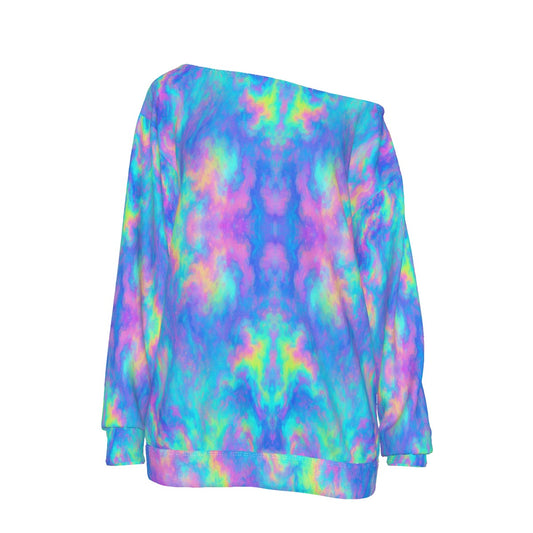 Women's Off-Shoulder Sweatshirt