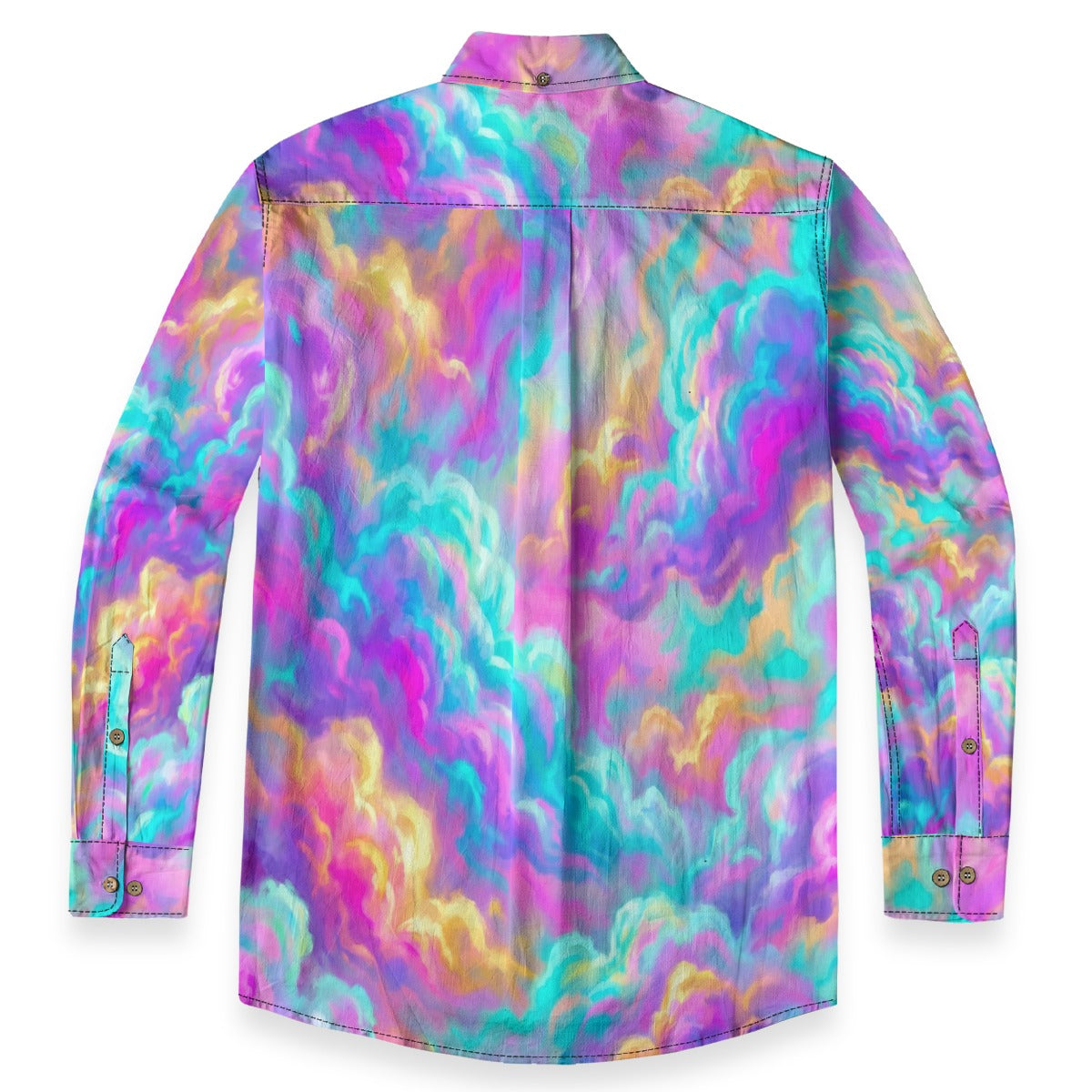 Men's Casual Lapel Long Sleeve Shirt|125GSM Cotton