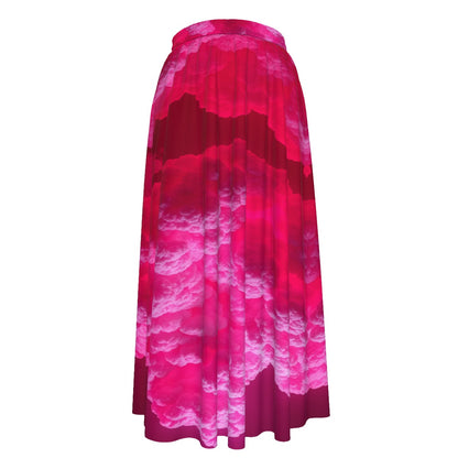 Women's Maxi Chiffon Skirts With Lining