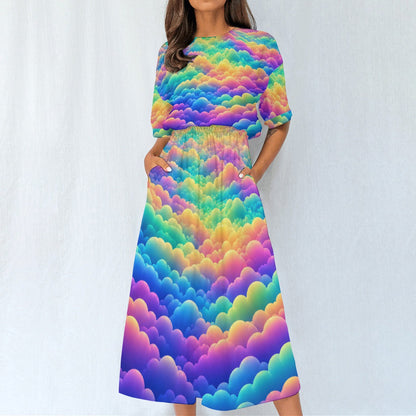 Women's Elastic Waist Dress