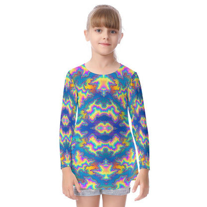 Unisex Kid's Long Sleeve O-neck T-shirt