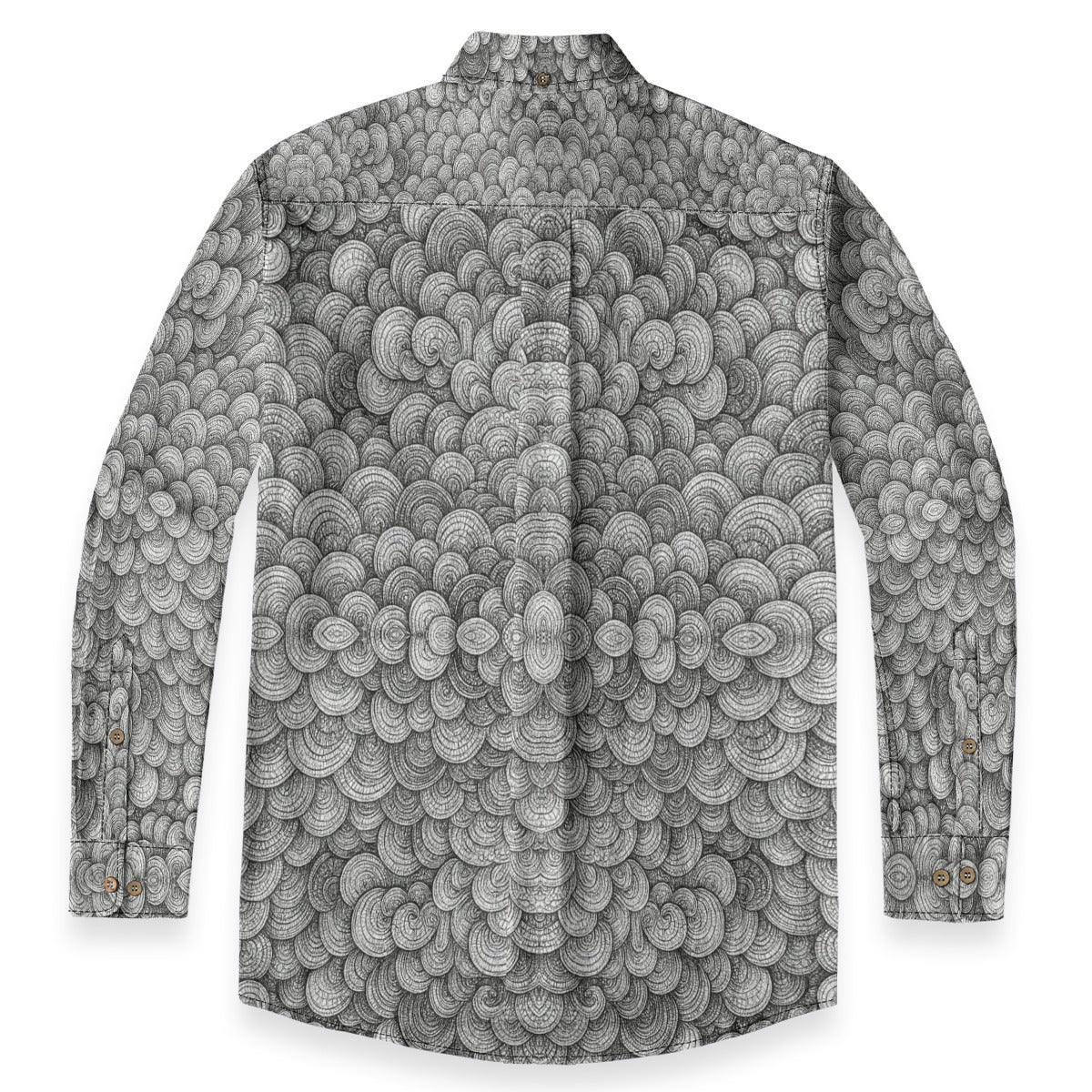 Men's Casual Lapel Long Sleeve Shirt|125GSM Cotton