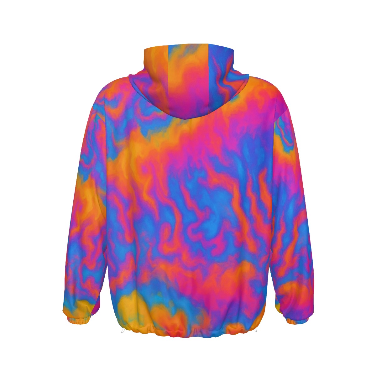 Unisex Pullover Jacket With Zipper Closure