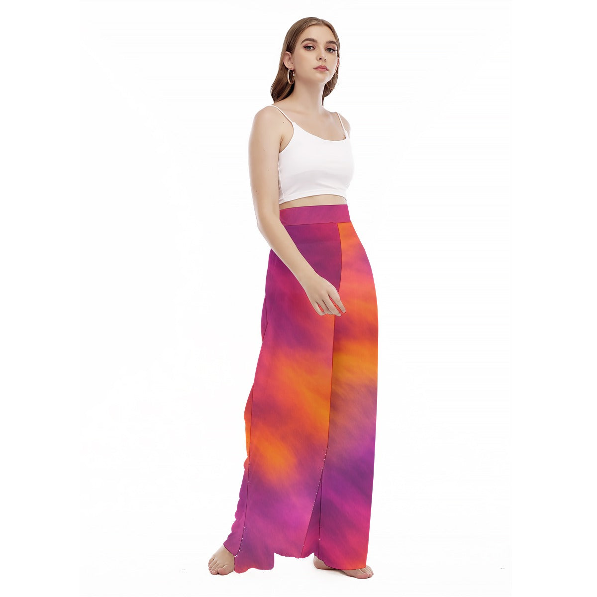 Women's High Waist Wide Leg Trousers