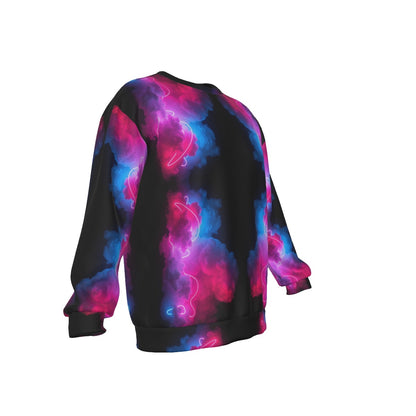 Men's Drop Shoulder Round Neck Long-Sleeved Sweatshirt