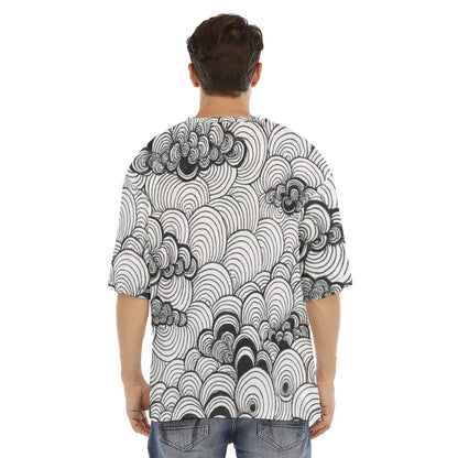 Men's Drop Shoulder T-shirt With Short Sleeve