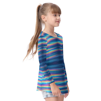 Unisex Kid's Long Sleeve O-neck T-shirt