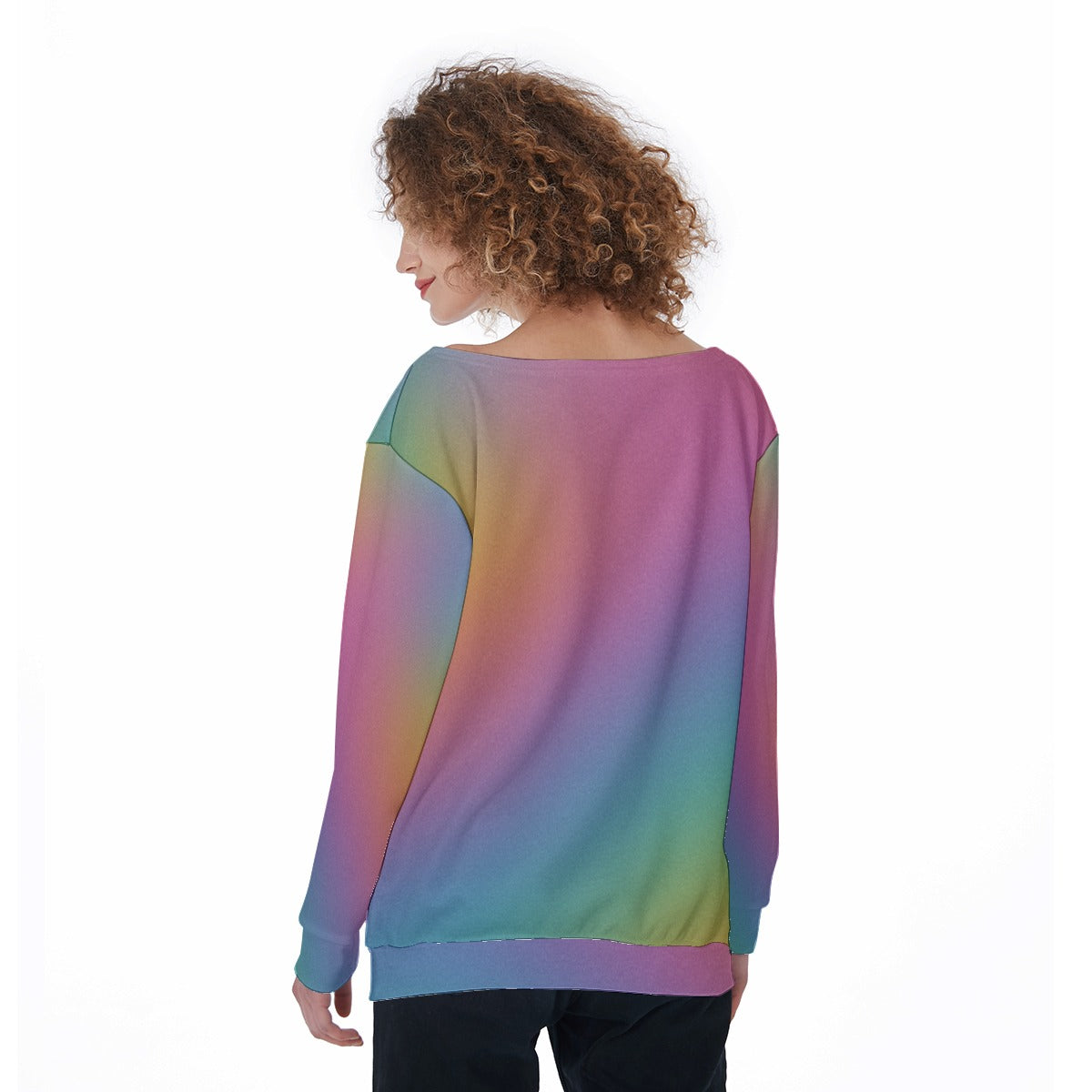 Women's Off-Shoulder Sweatshirt