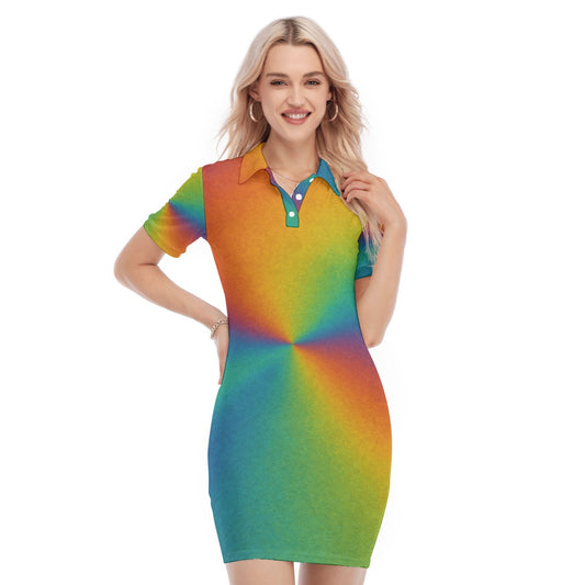 Women's Polo Collar Dress