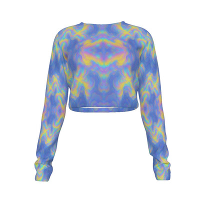 Women's Round Neck Crop Top T-Shirt