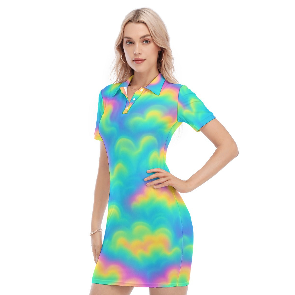 Women's Polo Collar Dress