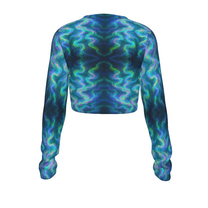 Women's Round Neck Crop Top T-Shirt