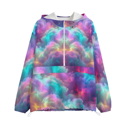 Unisex Pullover Jacket With Zipper Closure
