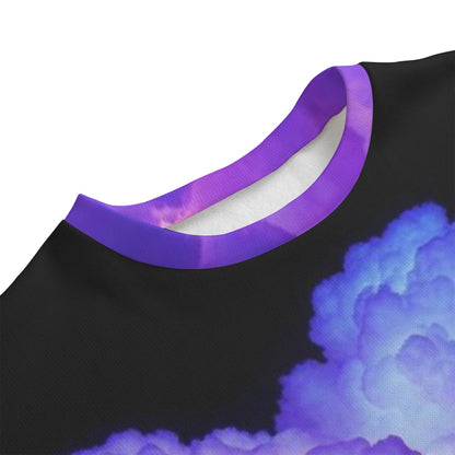 Unisex Drop-shoulder Knitted Fleece Sweater - view 3