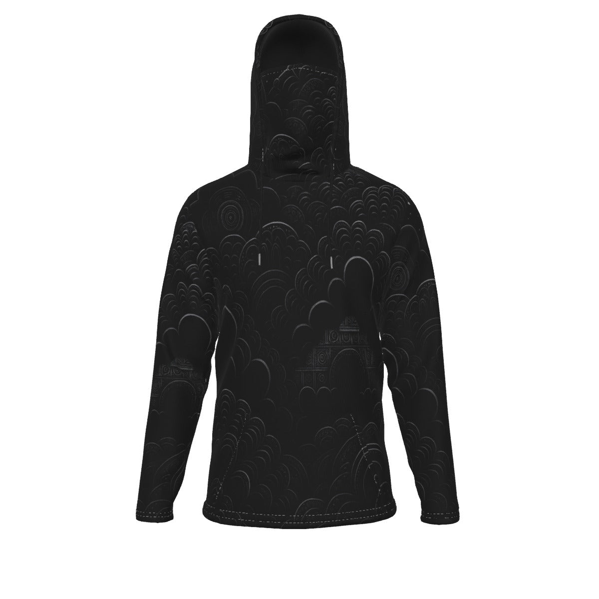 Men's Pullover Hoodie With Mask - view 1