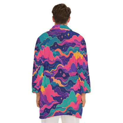 Men's Borg Fleece Robe by O’Nimbus – view 4
