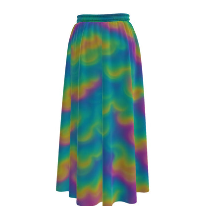 Women's Maxi Chiffon Skirts With Lining
