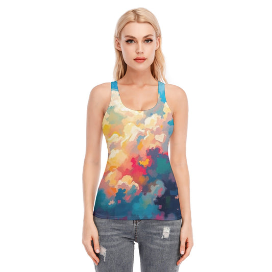 Women's Racer Vest | 190GSM Cotton