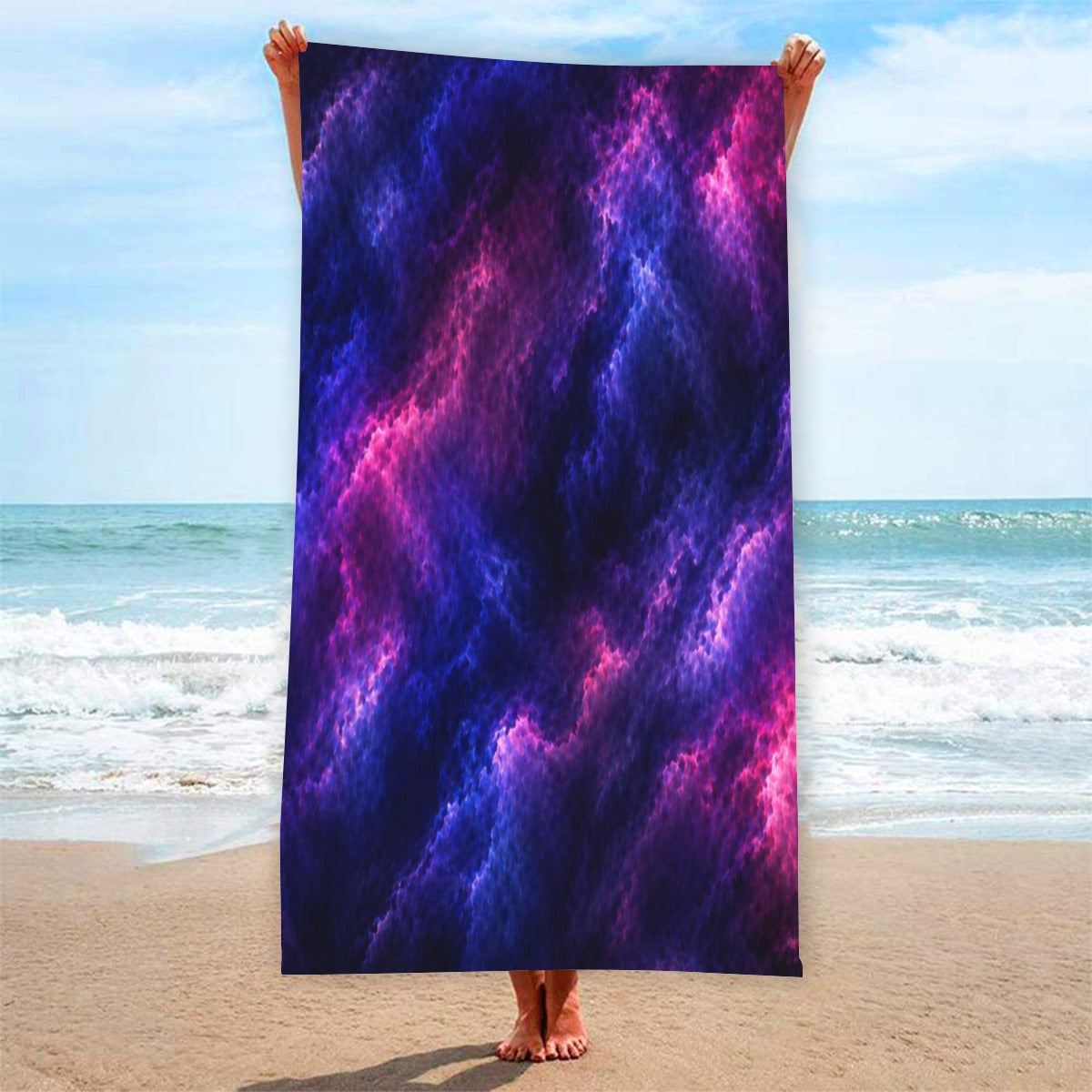 Adult Beach towel Vertical Style Printed in USA|320GSM
