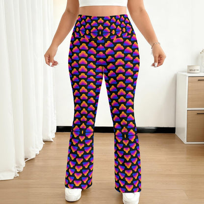 All-over print Women's Flare Yoga Pants