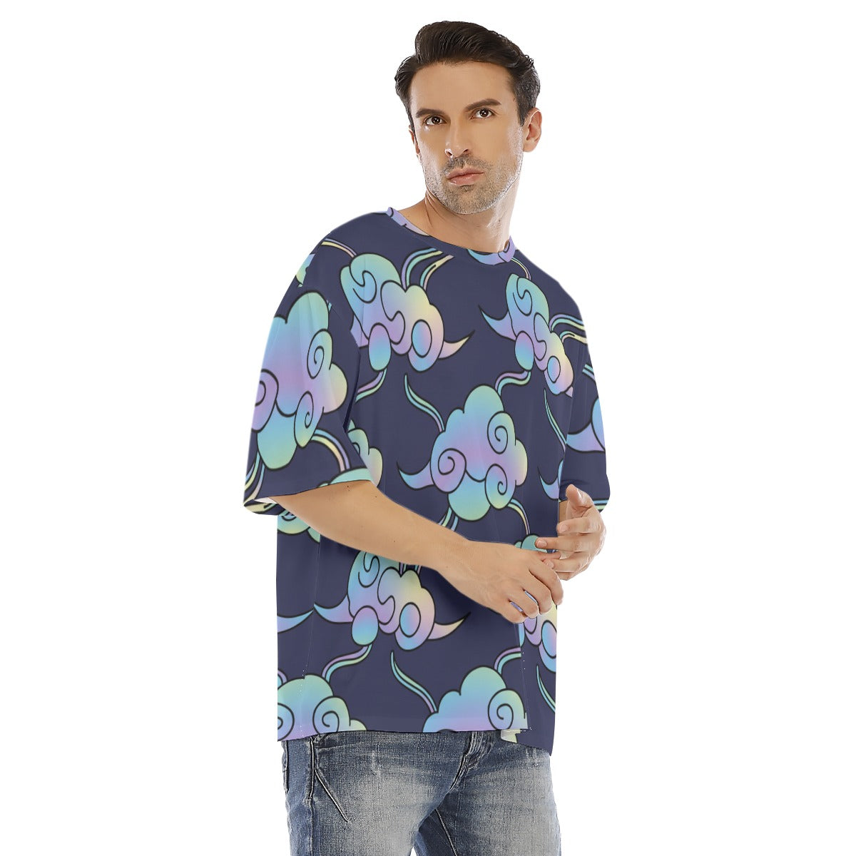 Men's Drop Shoulder T-shirt With Short Sleeve