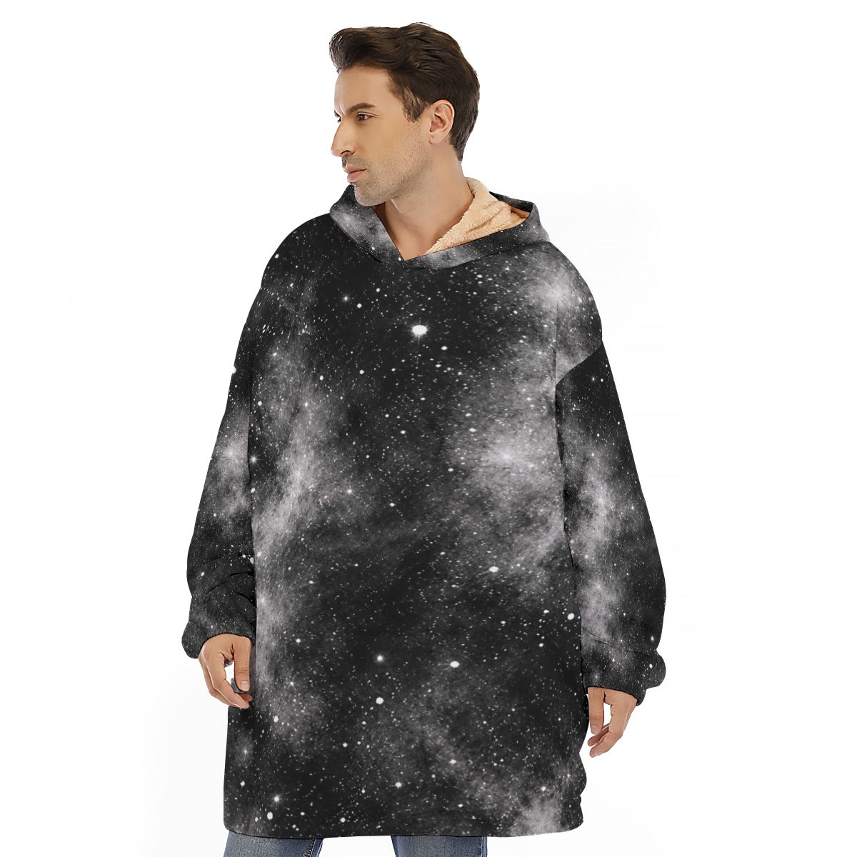 Unisex Sherpa-Fleece Hoodie Blanket - view 1