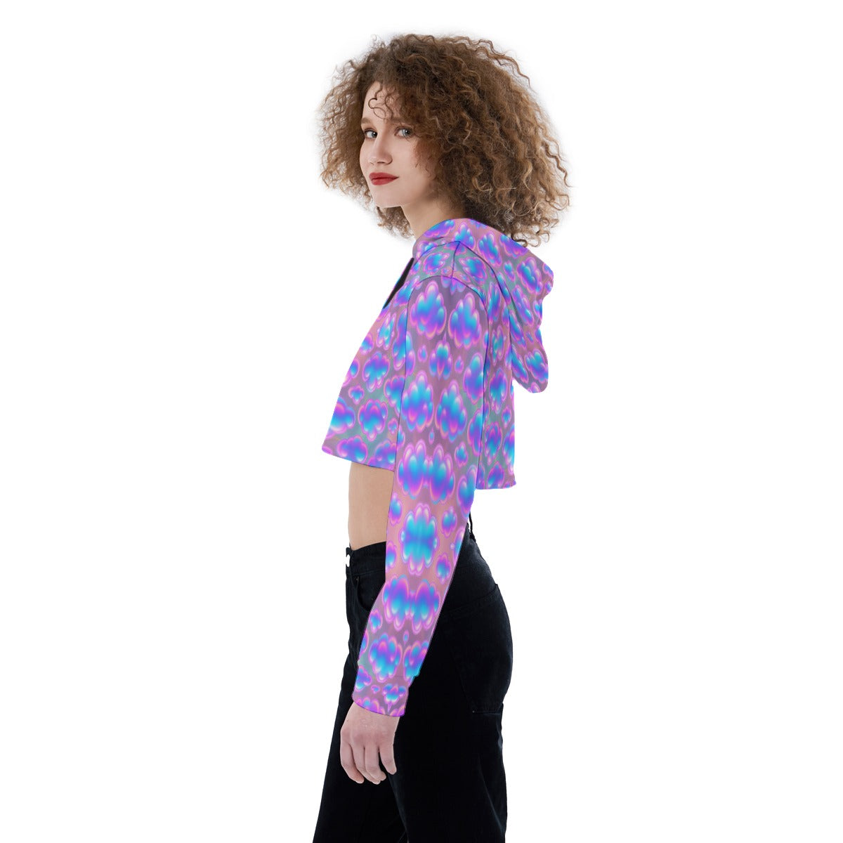 Women's Crop Top Hoodie